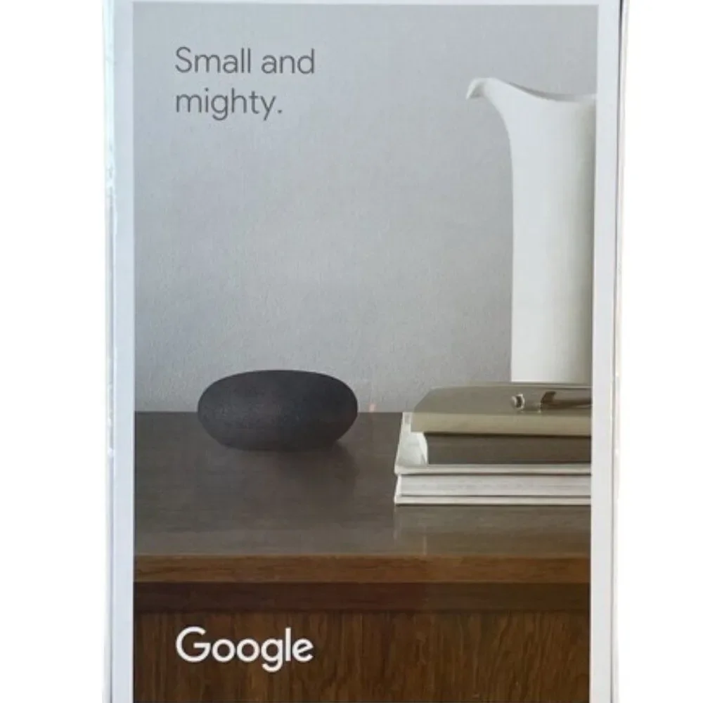 Google Nest Mini Charcoal Grey 2nd Generation Assistant Smart Home Speaker